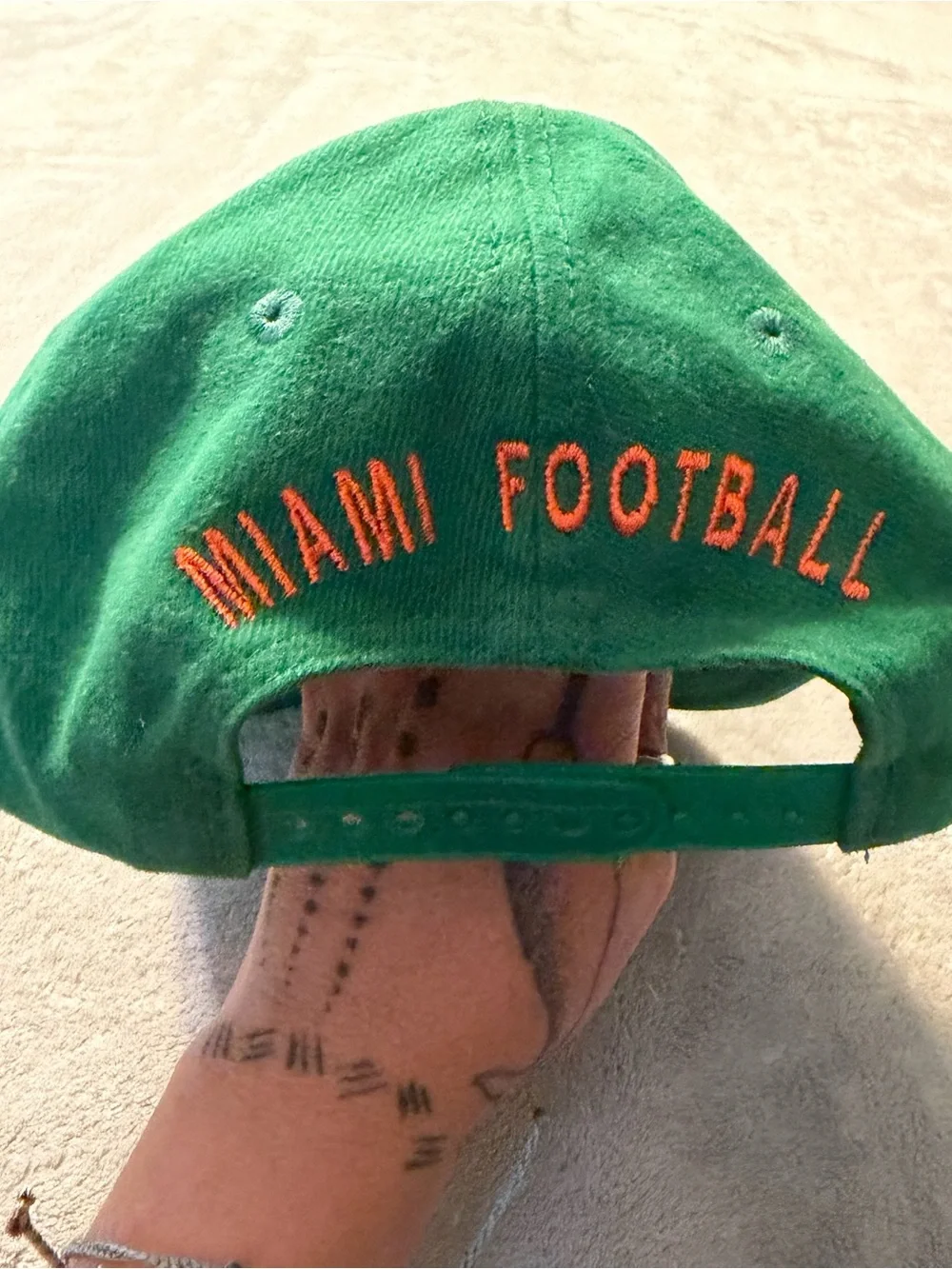 Nike University of Miami Hurricanes Canes Football Adjustable SnapBack Hat